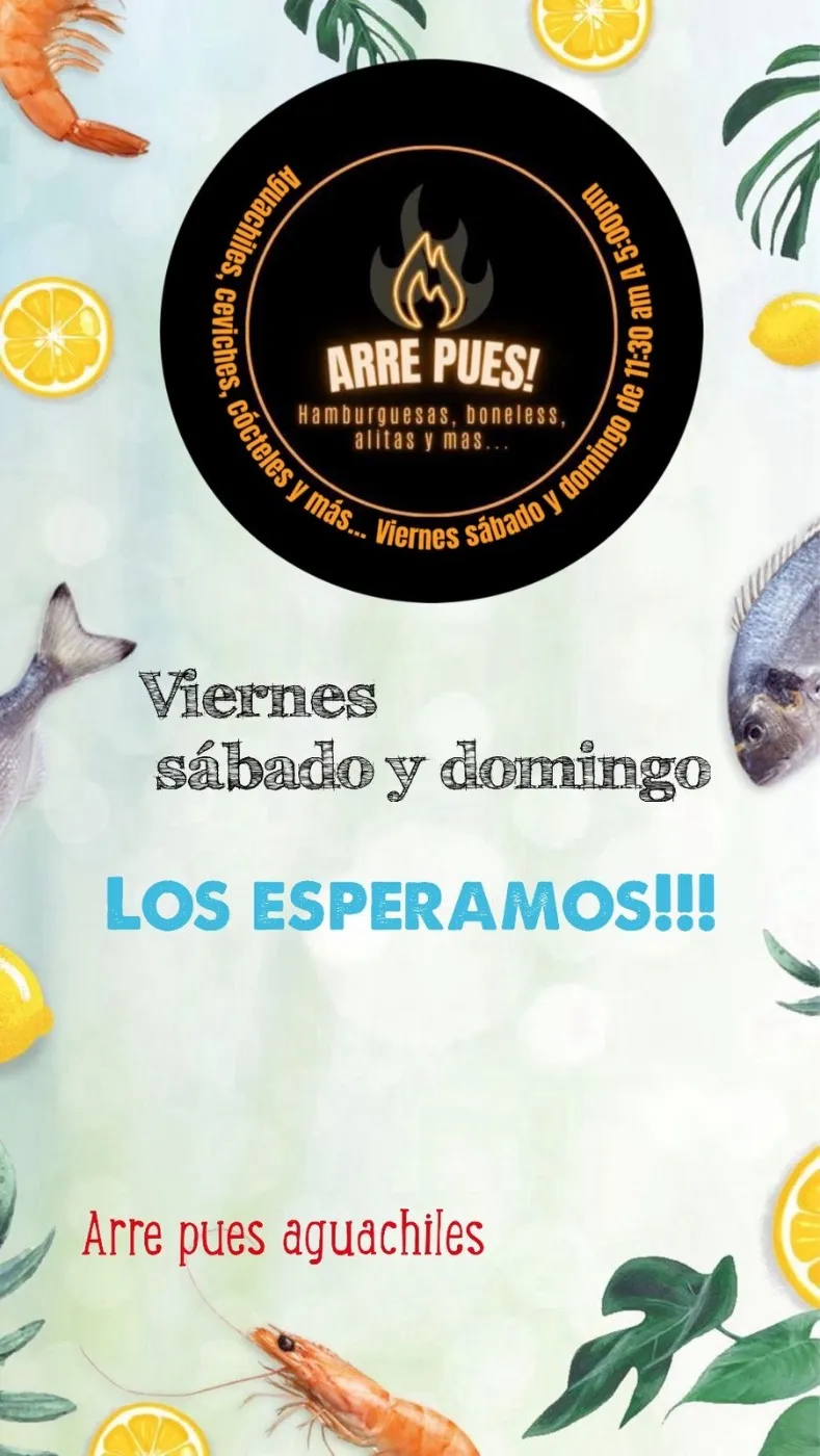 Arre pues aguachiles — Restaurantes en Santiago, Nuevo León